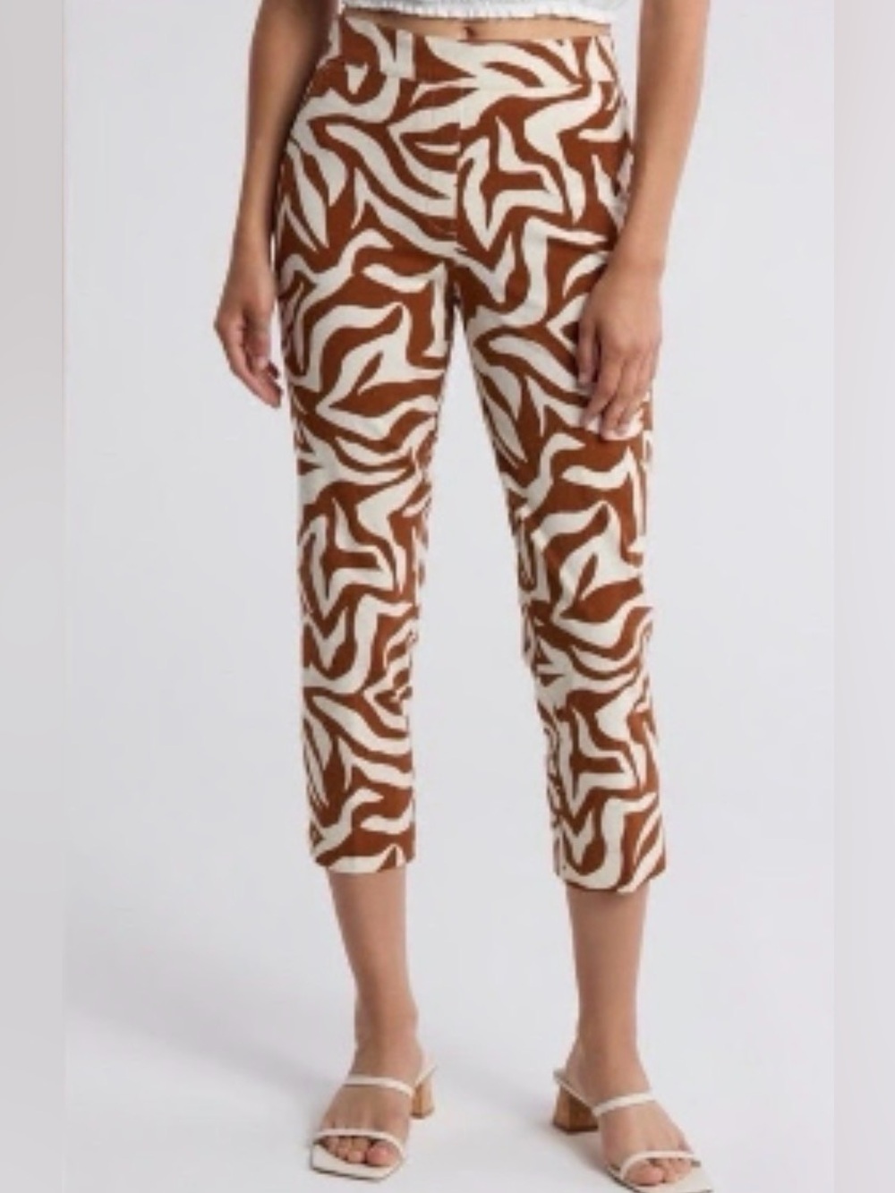SPANX On the Go Zebra print pants - size medium